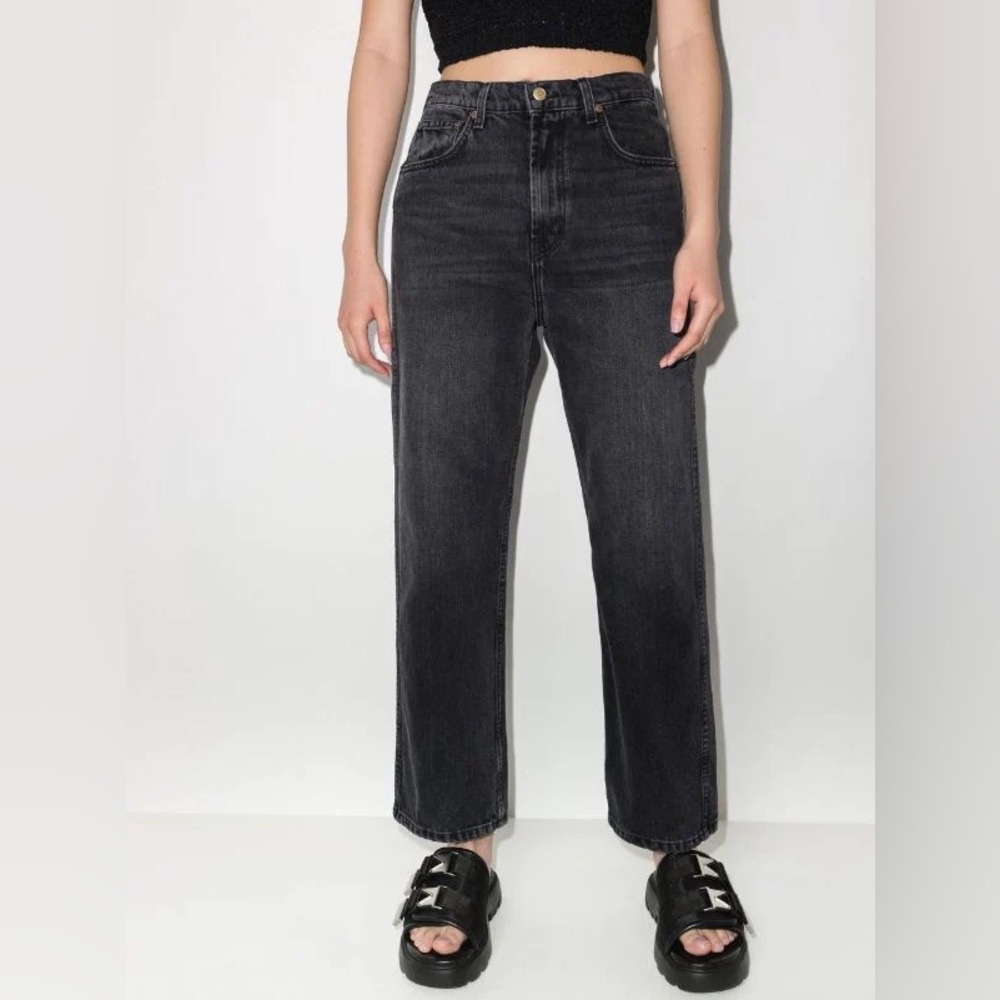 B SIDES PLEIN JEAN RELAXED STRAIGHT STIL BLACK